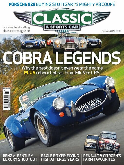 Cover image for Classic & Sports Car: Feb 01 2022